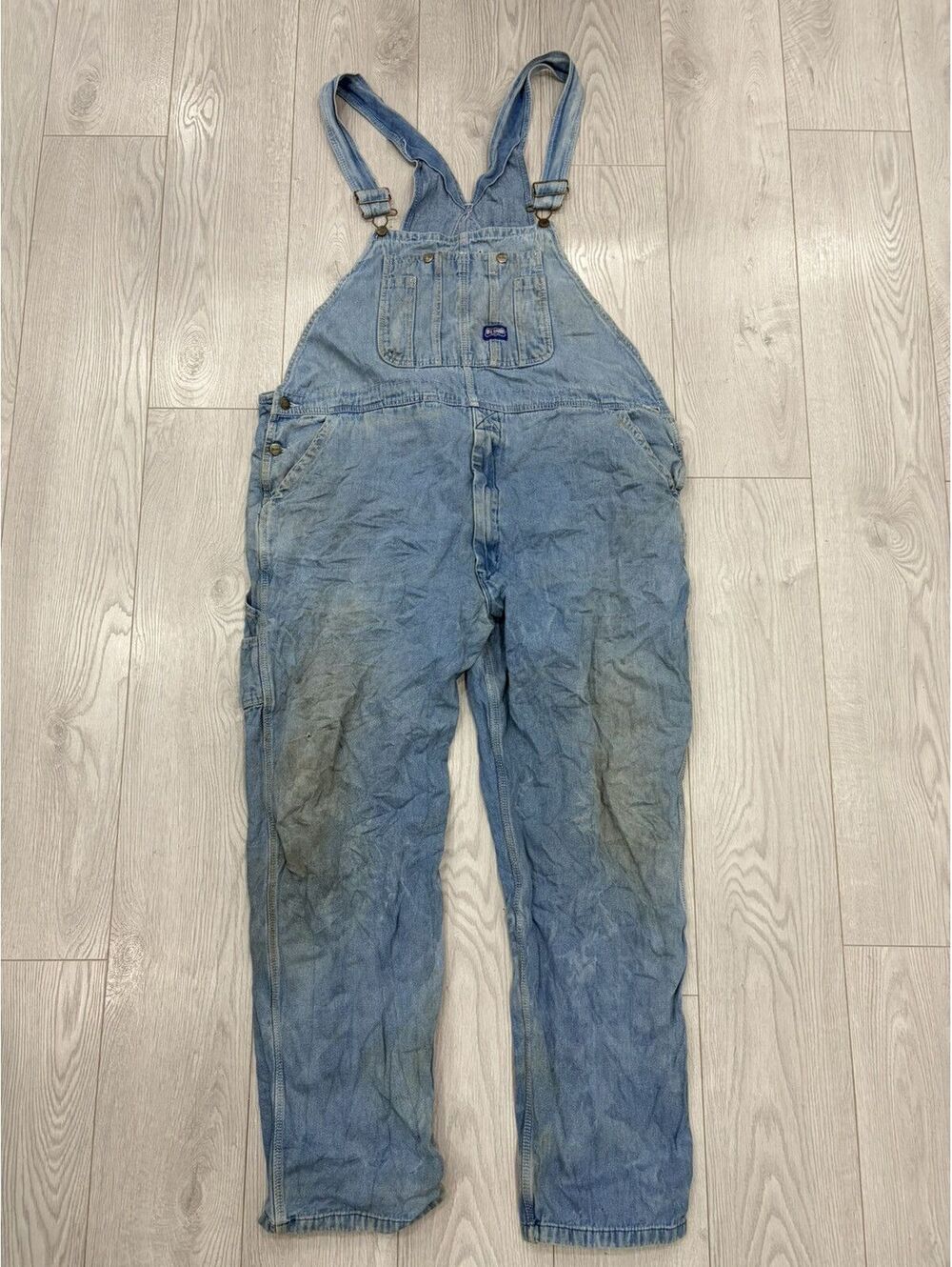 Vintage Big Smith Overals Pants Jeans 48x32 workwear jacket